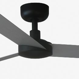 Ventilador Cruiser L FARO - Negro Aluminio - Sin luz - Ø132cm.