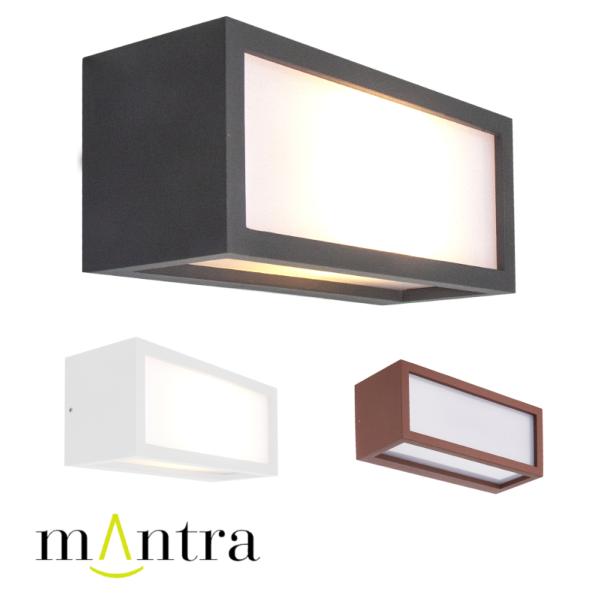 Aplique exterior UTAH Mantra - Luz LED 