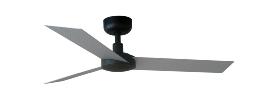 Ventilador Cruiser XL FARO - Negro Aluminio - Sin luz - Ø160cm.