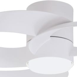 Ventilador Rose Mantra - Blanco Motor DC Luz LED Ø65cm.