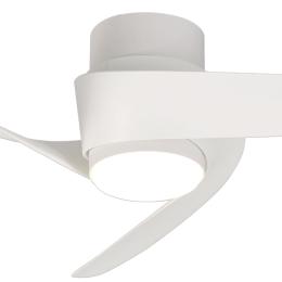 Ventilador Island Mantra - Blanco Motor DC Luz LED Ø102cm.