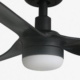 Ventilador Punt Mini FARO Con luz Negro 90cm.Ø