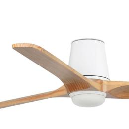 Ventilador Heywood Tub L FARO Blanco - Luz LED Ø132cm