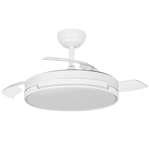 Ventilador Papiro Mini Blanco Fabrilamp - Motor DC Ø91cm