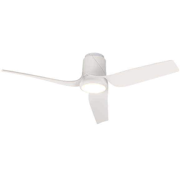 Ventilador Ushuaia Mantra - Blanco Motor DC Luz LED Ø133cm