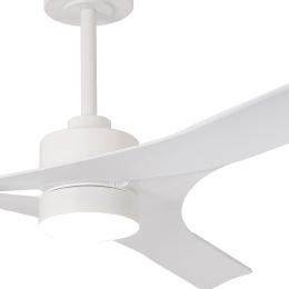 Ventilador Thai Mantra - Blanco Motor DC Luz LED Ø122cm.