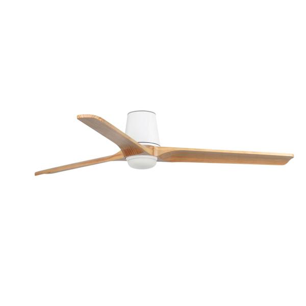 Ventilador Heywood Tub L FARO Blanco - Luz LED Ø132cm