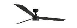 Ventilador Cruiser XL FARO - Negro - Luz LED - Ø160cm.