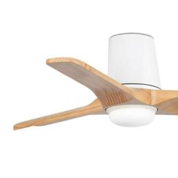 Ventilador Heywood Tub S FARO Blanco - Luz LED 90cm.Ø