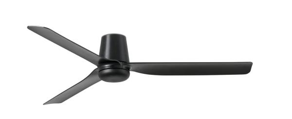 Ventilador Punt Tub M FARO Negro - sin luz. 130cm.Ø